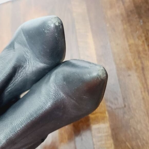 Steve Madden Janicee Black Double Zipper Ankle Boot 7.5 M - Picture 16 of 16